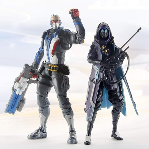 Overwatch Soldier 76 & Strike Ana Dual Pack 6" Collectible SEALED⚡🏃♀️💨🚚 - Picture 13 of 15